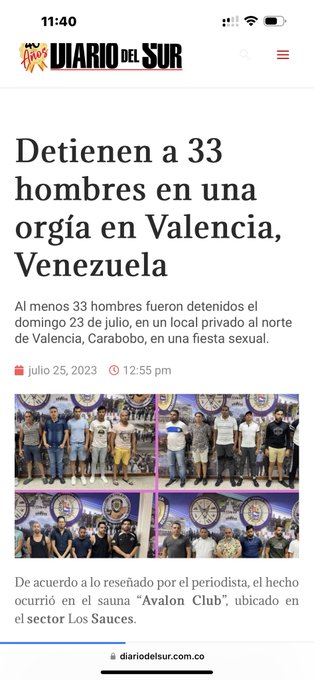 This is still happening in my country. The press headline says: 33 men are arrested in an orgy in Valencia<a href="/tag/lgbtq"class="tags"><span>#lgbtq</span></a><a href="/tag/qutoys"class="tags"><span>#qutoys</span></a>