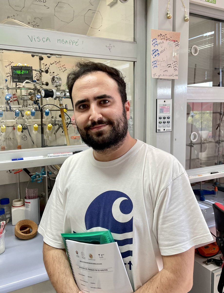 🎉 Congrats to our Master’s student Eloy Guevara for acing his research project!✨🔬@CIQSO_UHU @UniHuelva @fccee_uhu Next stop @EurofinsGroup Químico Onubense. Best of luck!#MasterThesis