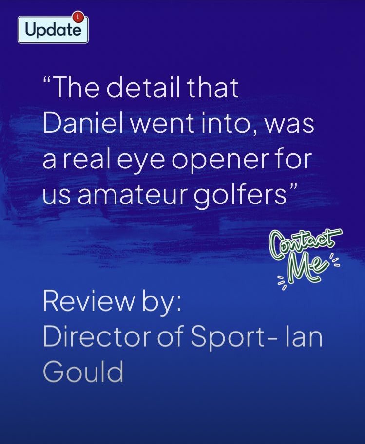 Latest Review from my Golf Science deliveries…

Contact me if you want a Golf Science Speech at your golf club.

#Golf #GolfScience