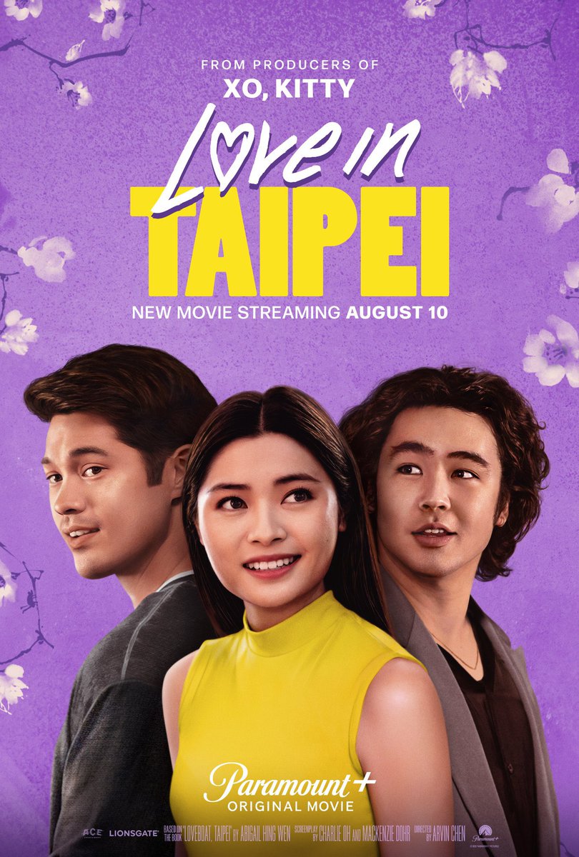 CAPEUSA's tweet photo. And here is the new post for the upcoming film LOVE IN TAIPEI, coming to @paramountplus on August 10! https://t.co/O8R8ACx0VK