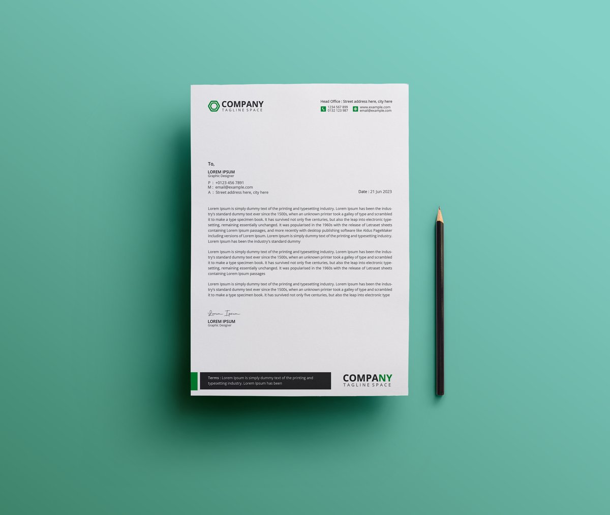 Letterhead Design
Behance: lnkd.in/e3qjQf9c

If you need to create a Professional Letterhead Design you will contact me now!
Gmail : graphicprojectt4@gmail.com 
WhatsApp : +8801317845623   

#modern #letterhead #print #simple #branding #business #corporate #vector