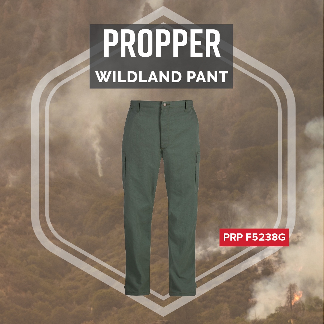 NationalFire's tweet photo. The Propper Wildland Pants offer comfortable, flame-resistant protection and superior moisture management. CAL/OSHA and NFPA 1977 compliant. Contact us today for special orders or find yours in our catalog today.

#wildland #ppe #fireseason https://t.co/FlZ7MMZfdf