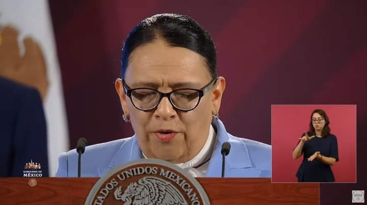 DescubiertoMx's tweet photo. #Nacional ❌ || Rosa Icela Rodríguez, Secretaria de Seguridad, desmintió las versiones de redes sociales que hablaban de bloqueos y asaltos en las Cumbres de Maltrata en la carretera de Veracruz a #Puebla. Fue falsa la información dice. https://t.co/wEkK76EN8f