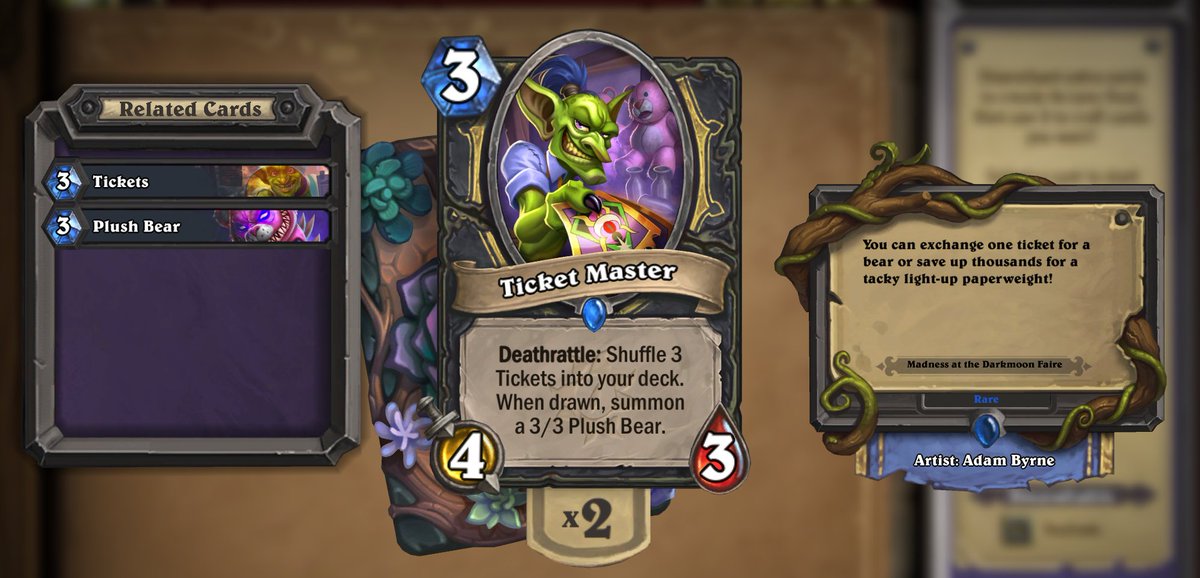 i totally forgot this went live, but look - you can now see a Related Cards tray for cards in the collection (up to a cap of 6)!!!

huge thanks to <a href="/yizubi/">Yizubi</a> from the UI team and Clay from Engineering for getting this to look as good as it does!!!