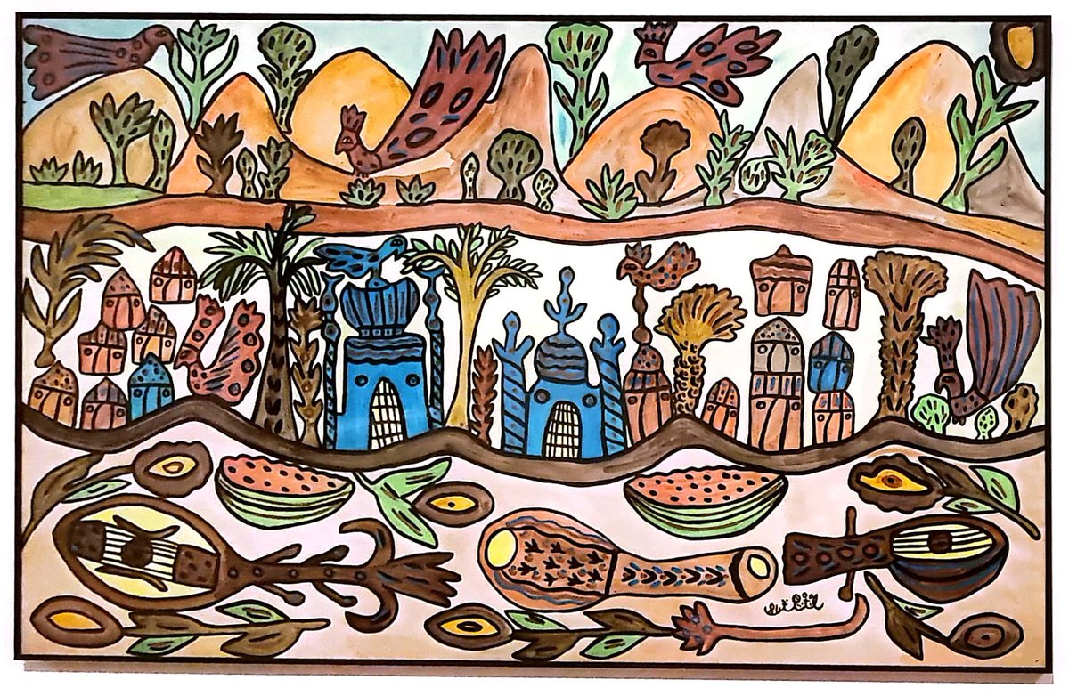 #Baya, une héroïne algérienne de l'Art moderne au Centre de la Vieille Charité de #Marseille jusqu’au 24 septembre avec <a href="/imarabe/">Institut du monde arabe</a>
Rétrospective de l'œuvre de Fatma Haddad (Bordj el Kiffan, 1931 - Blida, 1998), "fusée" annonciatrice d'une "Arabie heureuse" dixit #AndréBreton