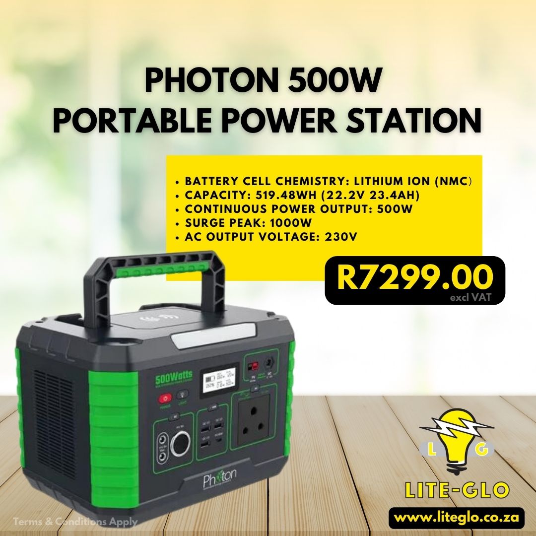 Never Run Out of Power Again! Grab Your Portable Power Station Today! 💥

#ElectricalSupplies #Innovation #Convenience #PowerUpYourLife #LiteGlo #LiteGloElectrical #lighting #photon #portablepowerstation #loadshedding