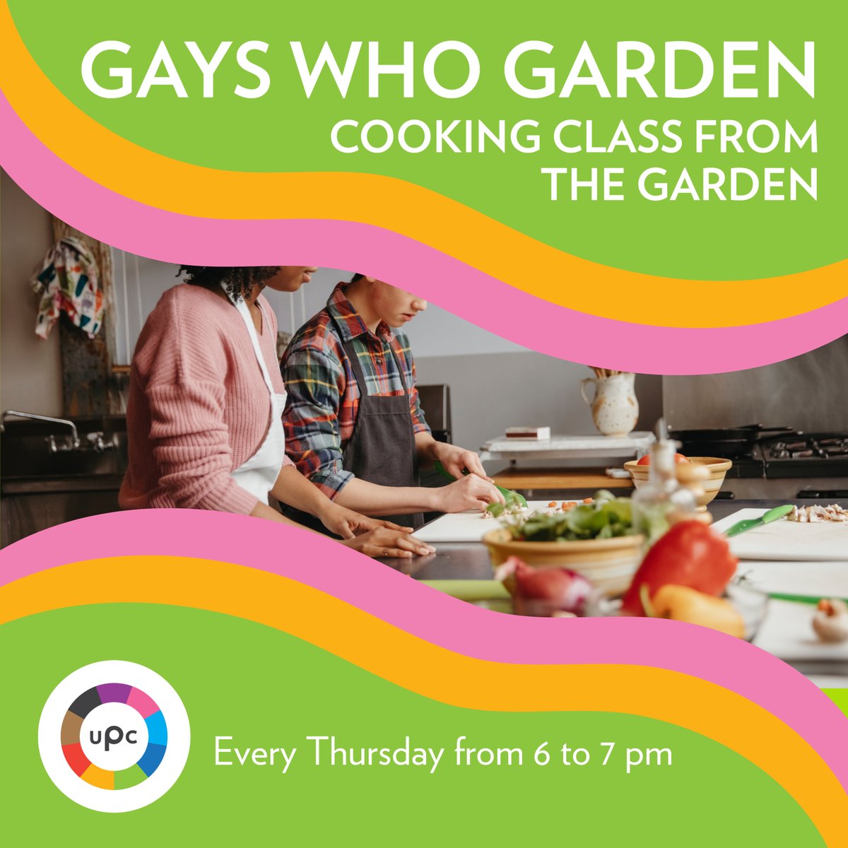 Come garden with us! There is space for everyone in our little garden!
Join ‘Gays Who Garden’ from 6 to 7pm, every Thursday. Tomorrow 7/27 we are doing a cooking class: caprese, chicken kale cesar salad and a cucumber mint refresher. Sign up ASAP - eventbrite.com/e/gays-who-gar…