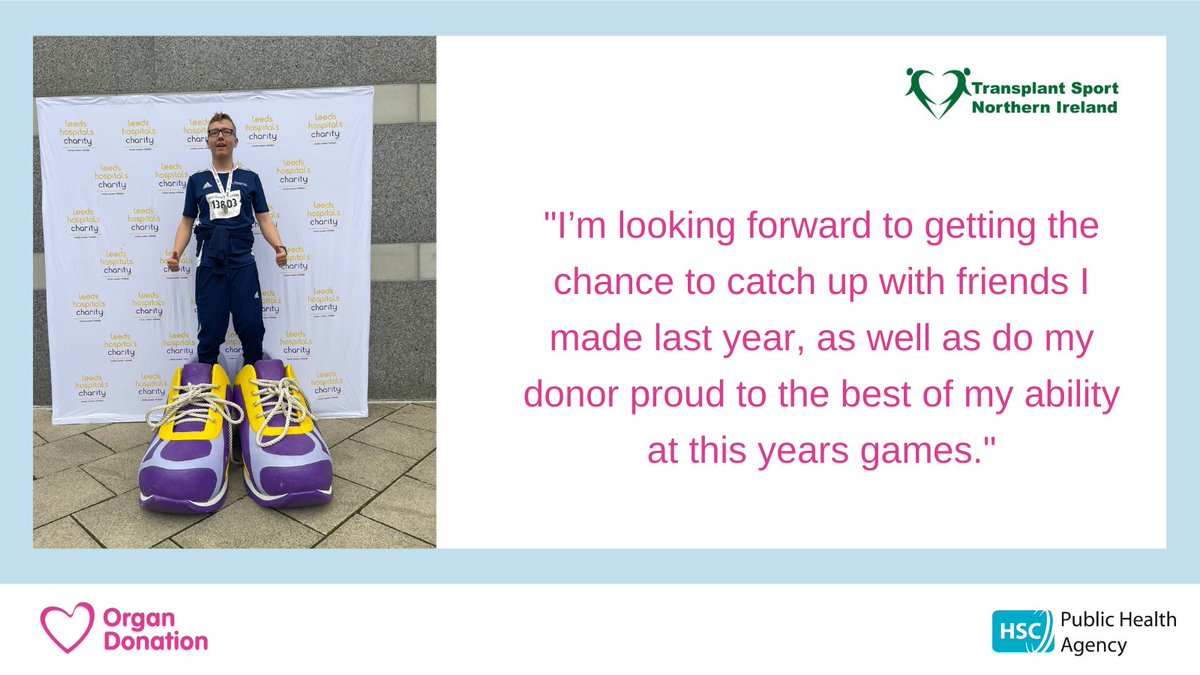 Organ Donation Northern Ireland (@organdonationni) on Twitter photo Dylan Caughey who had a liver transplant is heading to the @WHBTG tomorrow as part of Team <a href="/TEAM_TSNI/">Transplant Sport NI</a>. He will compete in football and basketball, all #PoweredByTheGiftOfLife💗
Good luck and enjoy!
#OrganDonation @TransplantSport Dylan Caughey who had a liver transplant is heading to the @WHBTG tomorrow as part of Team <a href="/TEAM_TSNI/">Transplant Sport NI</a>. He will compete in football and basketball, all #PoweredByTheGiftOfLife💗
Good luck and enjoy!
#OrganDonation @TransplantSport