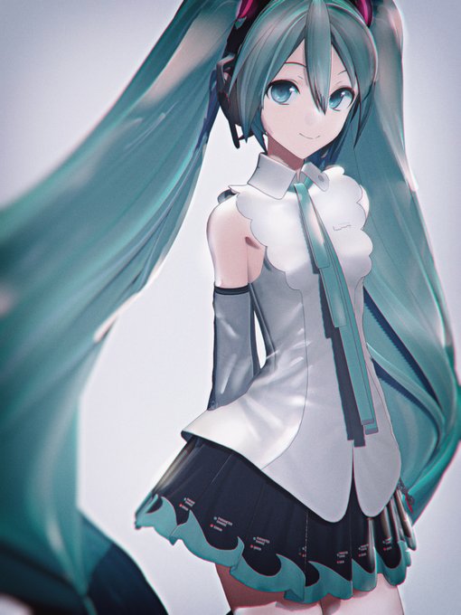 「aqua ribbon black sleeves」 illustration images(Latest)