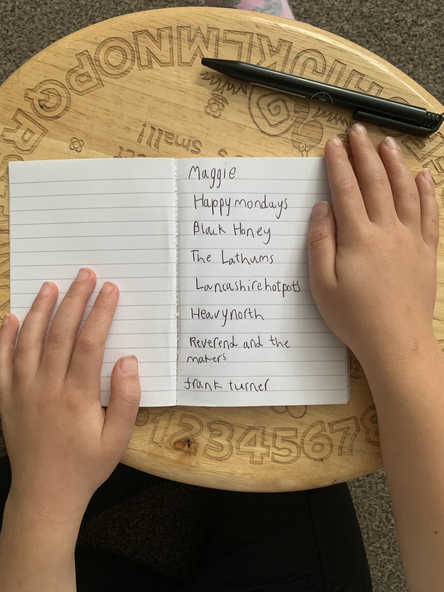 cpwatson13's tweet photo. Maggies list of the bands she must see at this weekends @KendalCalling 
@HappyMondays_ 
@BLACKHONEYUK 
@TheLathums 
@thehotpots 
@theheavynorth 
@Reverend_Makers 
@frankturner https://t.co/eLl8w61YWW