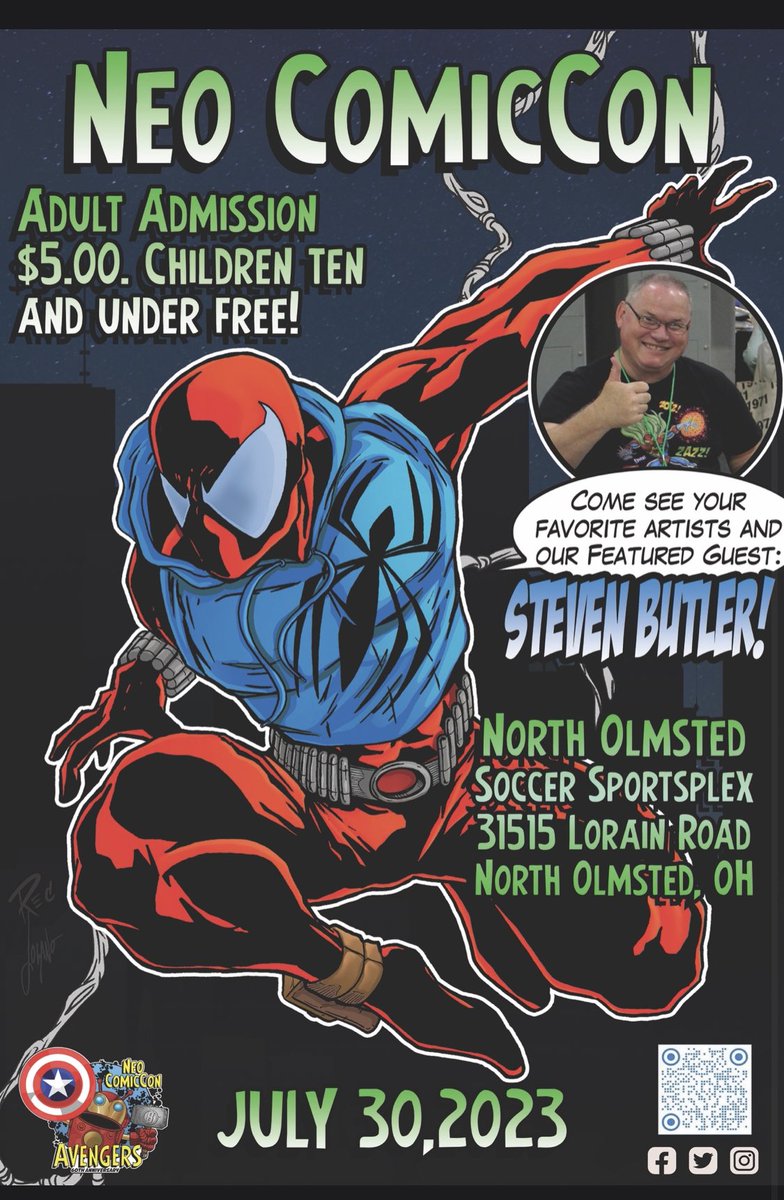 Neocomiccon's tweet photo. Thanks to Scene Magazine for the promo!   We are the thing to do this weekend.  ( this Sunday).  

Thank You to Integrity Home Group for your sponsorship l.

$5 admission at the door.  Pre-sale tickets can avoid the line and come in 15 minutes early to the staging area. https://t.co/4O20hiALRK