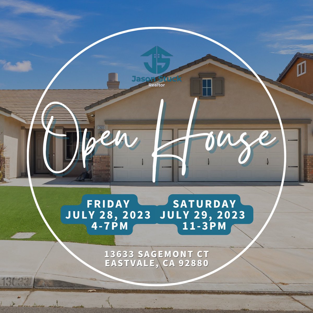 Join Us for a Captivating Open House! Explore 13633 Sagemont Ct, Eastvale, CA 92880, this Friday from 4-7 PM, and Saturday from 11-3 PM. Don't miss this chance to witness the charm of your future home! See you there!

DRE# 01991269
 909-214-0524

#OpenHouseWeekend #Eastvale