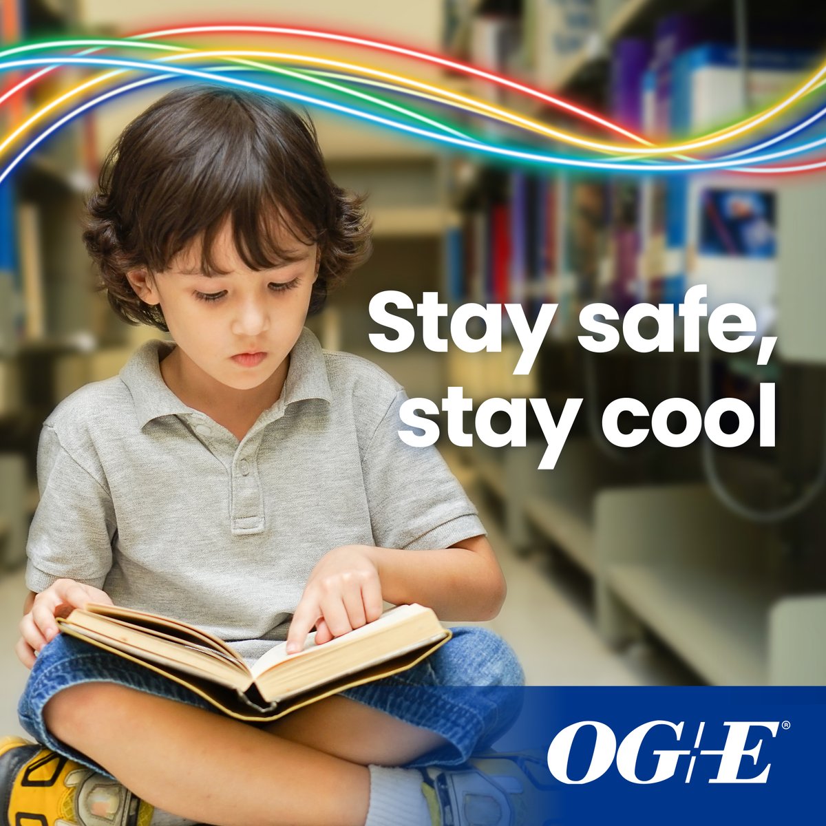 OGandE's tweet photo. Feeling overheated? OG&E has set up dozens of Cool Zones across our service area. These are places the public can use to cool down, relax and get out of the heat. View a complete list of #CoolZone locations at https://t.co/3A0I7HxqyC. https://t.co/iYhcDSwo0c