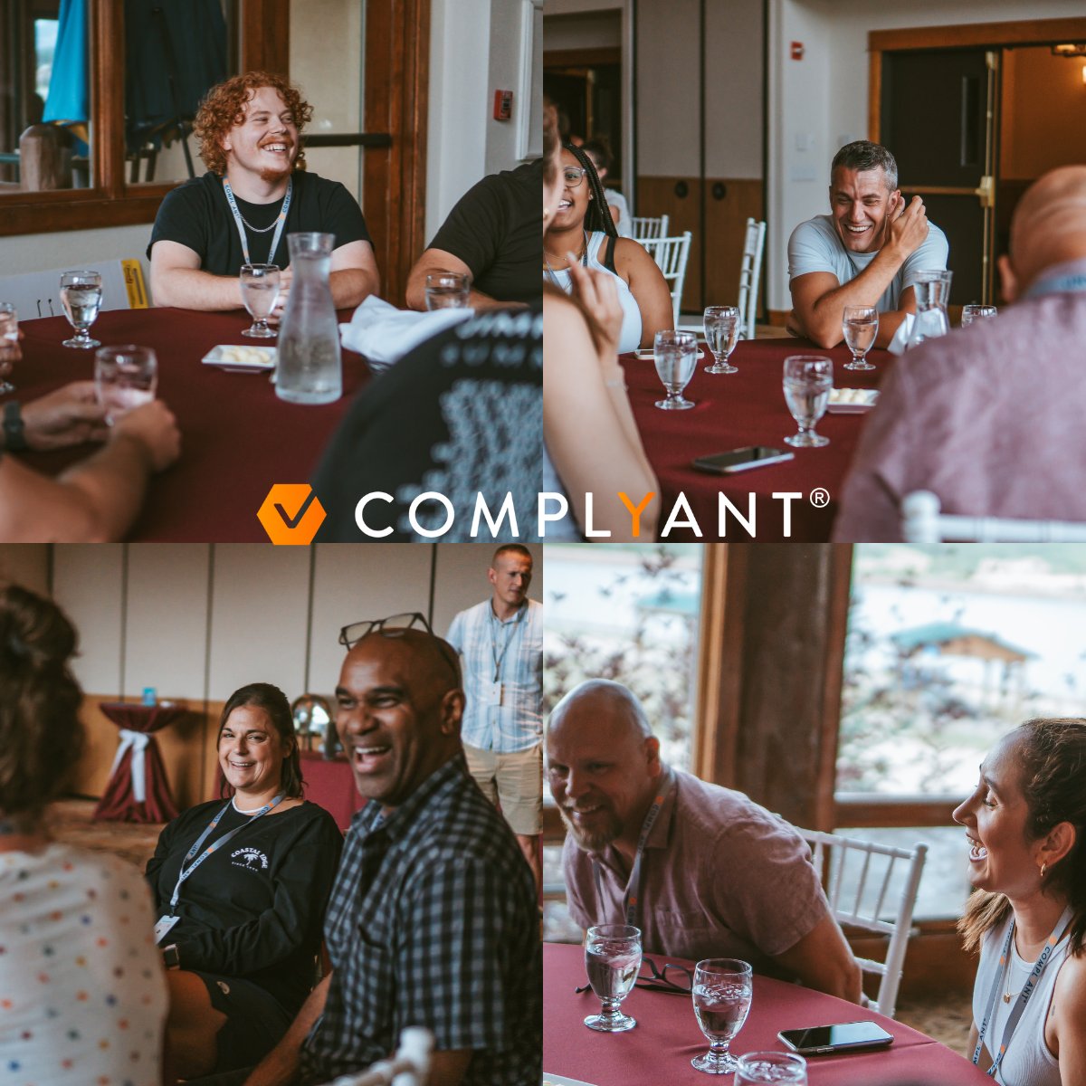 Nothing but smiles and good energy over here✨Teams that can laugh together stay together, we don’t make the rules 🤷 #complyant
