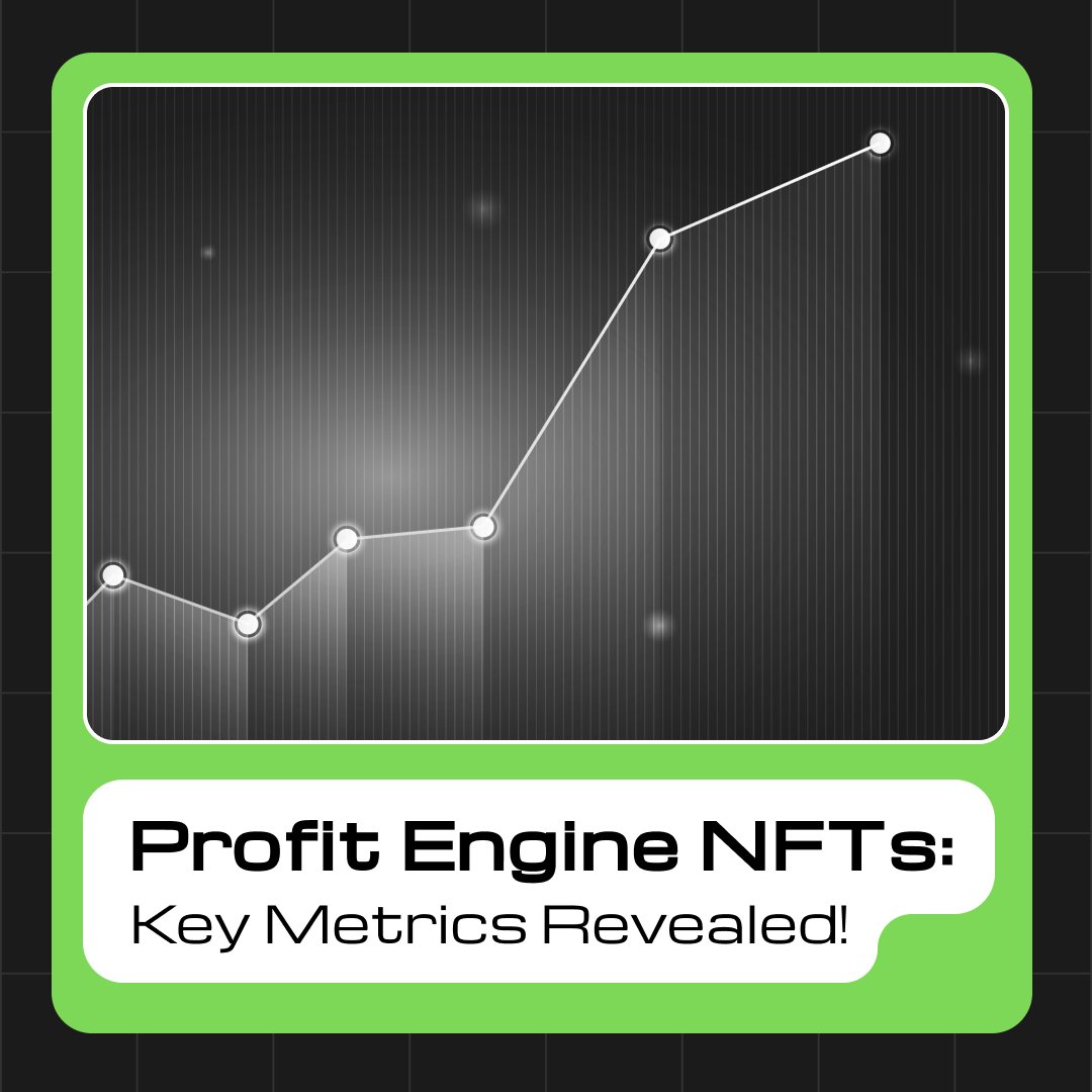 Profitengine_'s tweet image. Profit Engine NFTs: Key Metrics Revealed! ⛽️🔥

Let's explore the impressive #keymetrics that showcase the immense potential of our groundbreaking #NFT strategy!

Continue reading⬇️⬇️⬇️