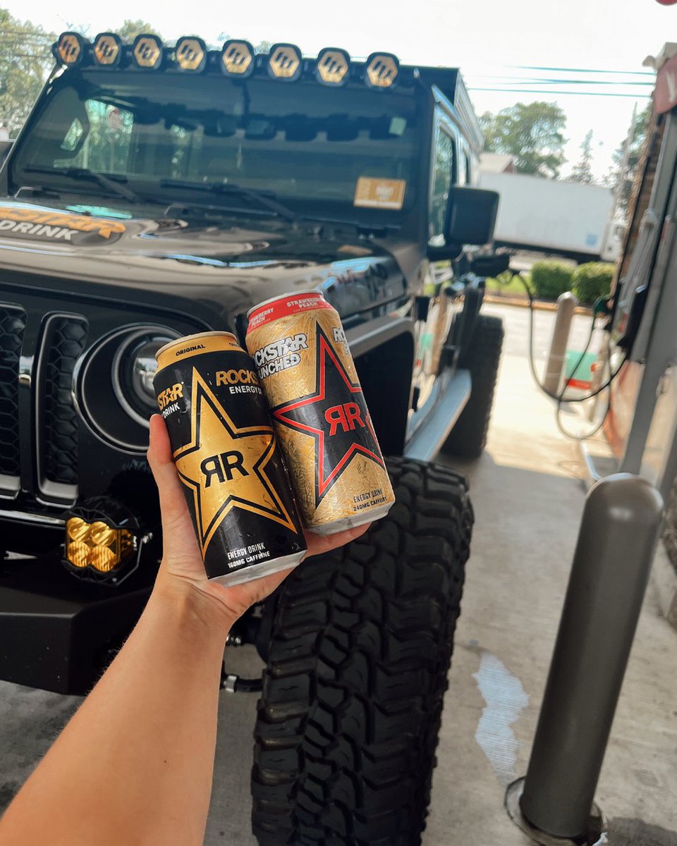 rockstarenergy's tweet photo. What Rockstar flavor do you reach for when you’re on the go? 🚘��

Don’t forget! You can stop by any gas station all summer long, buy 2 Rockstar Energy drinks and fuel up on gas for $5 cash back – text ROCKSTAR to 81234 for more ⛽ #RockstarEnergy https://t.co/0dlBzQSzDN