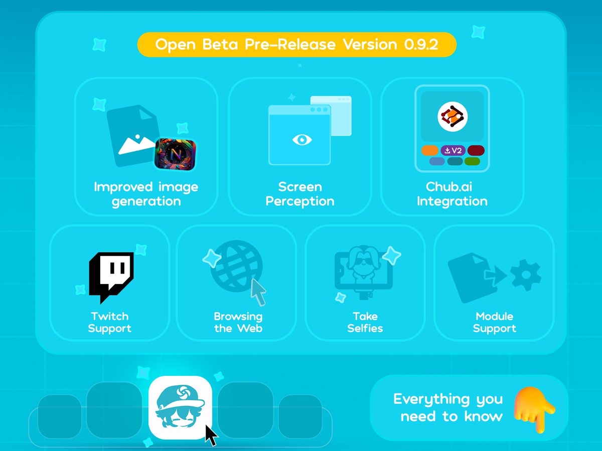 @Moemate_app  Open Beta Pre-Release Version 0.9.2 is here! Packed with amazing features to enhance your experience on moemate.io  
Let's take a look at the major highlights in this tweet thread