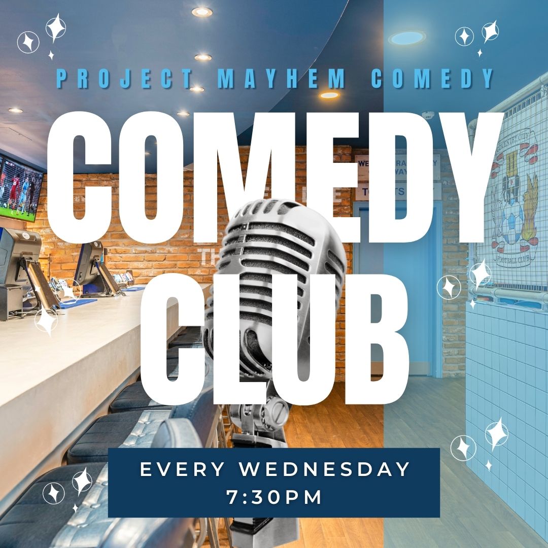 SkyBlueTavernPH's tweet photo. Drop down to us this evening for our Weekly Comedy club every Wednesday 7:30pm!
Get yourself a nice curry and a cold beer while you're here at the official CCFC sports bar!π
#comedyclub #comedynight #standupcomedy #standup #coventrycomedy #barsincoventry #coventrybars https://t.co/Kw74PqKB7y