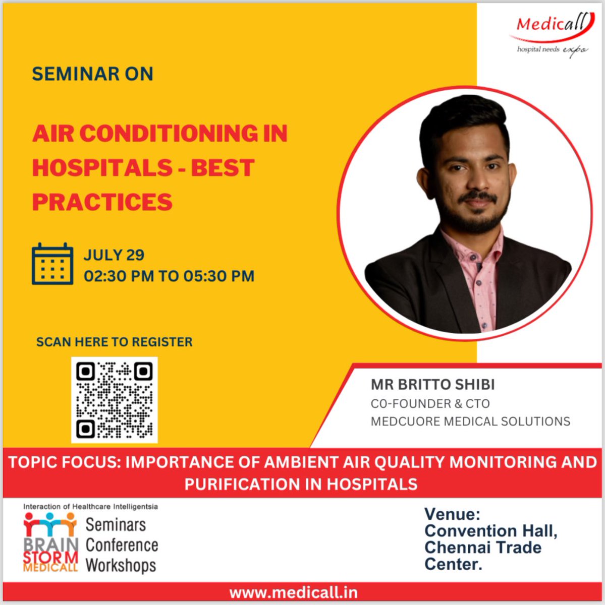 medcuore's tweet photo. Seminar by our CTO on Ambient Management 

@gladwinbritto 

Only @medicallexpo Chennai 

July 28-30 https://t.co/cRFhZ5CWzK