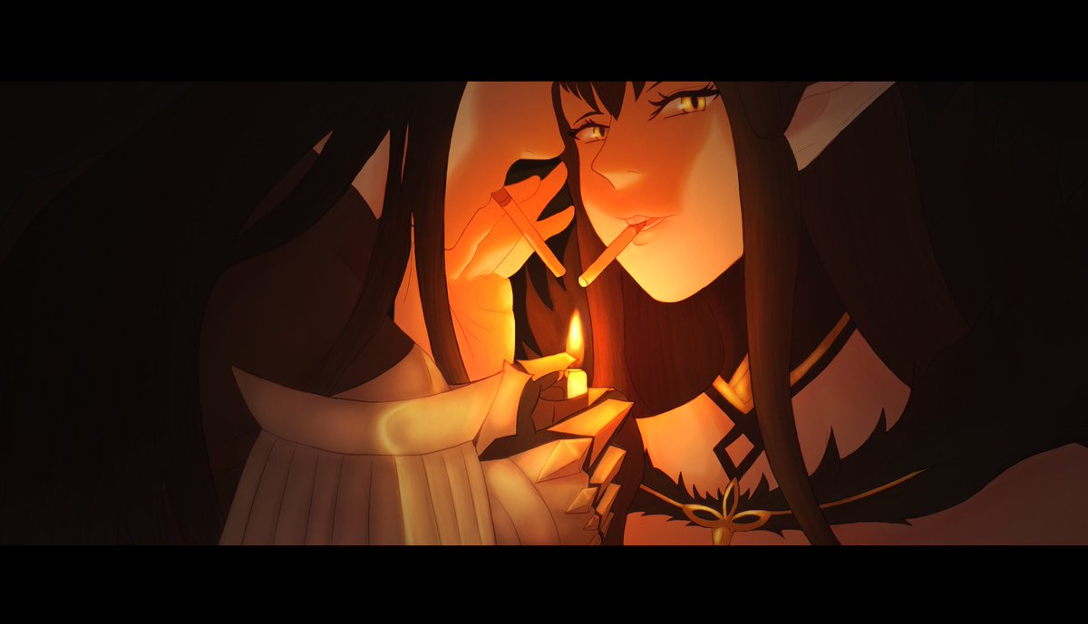 Armor_of_Fafnir's tweet photo. [Fate OC x Canon] 

Embracing the last dream of life
                       I dedicate my last death to you https://t.co/mTrRSiSvxn