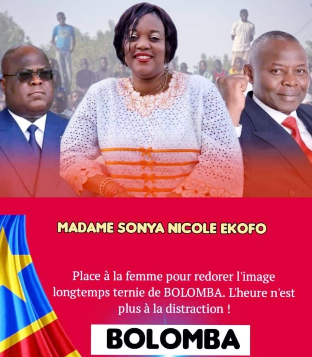 Apportons notre soutien sans faille à notre camarade <a href="/EkofoSonya/">Sonya Nicole Ekofo Bombula</a> aux prochaines écheances électorales en RDC Courage.<a href="/VitalKamerhe1/">Vital Kamerhe</a> <a href="/BillyKambale1/">Billy Kambale</a> <a href="/missenga/">missenga</a> <a href="/CBuhendwa/">Christian Buhendwa</a> <a href="/UncDiaspora/">UNC-Diaspora Officielle 🌍</a> <a href="/UNCMonParti/">UNC EUROPE COORDINATION</a> <a href="/uncrdc/">UNC_RDC Officiel</a> <a href="/uncsuede/">UNC-SUÈDE</a> <a href="/UNC_Burundi/">UNC Diaspora Burundi</a> <a href="/Abeli_Lolengola/">Abeli Lolengola Hussein</a> <a href="/Bibishe6/">Bibishe Pascaline N</a> <a href="/angembala16/">Ange Mbala</a> <a href="/KosoCharlotte/">Charlotte la Mbingazor</a>