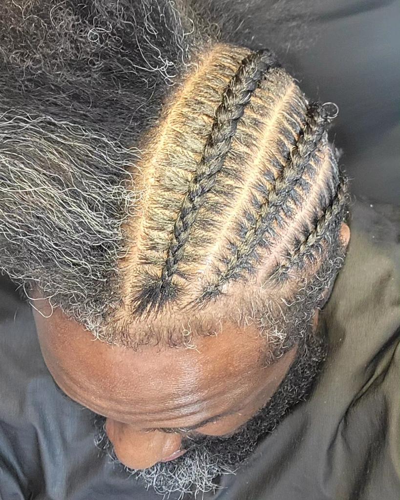 kunluv's tweet photo. So at 52.... I did a thing for the FIRST TIME in my life!!! #BraidedUp https://t.co/nJ8E6AZOxR