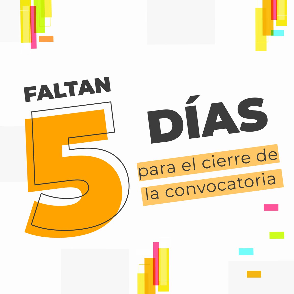 cmm_cenart's tweet photo. 💥 Ahora sí, ¡queda muy poco tiempo para el cierre de la convocatoria de #PAPIAMD!
Recuerda que puedes participar en cualquiera de nuestras dos categorías y si tu proyecto es sobre arte y tecnología o arte y discapacidad. La temática es libre.
Bases: https://t.co/897dnBnmHc https://t.co/WtSkW1n690