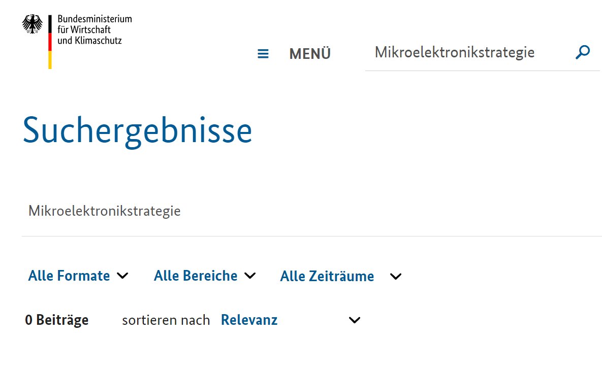 F_Boesenberg's tweet image. Fun (?) fact:  D hat eine nationale Sicherheitsstrategie, eine Wasserstoffstrategie, ein Leichtbaustrategie, eine Photovoltaikstrategie u.v.m. - und gibt &amp;gt;20Mrd EUR für #Mikroelektronik aus, es gibt aber keine #Mikroelektronikstrategie...zumindest keine öffentliche.