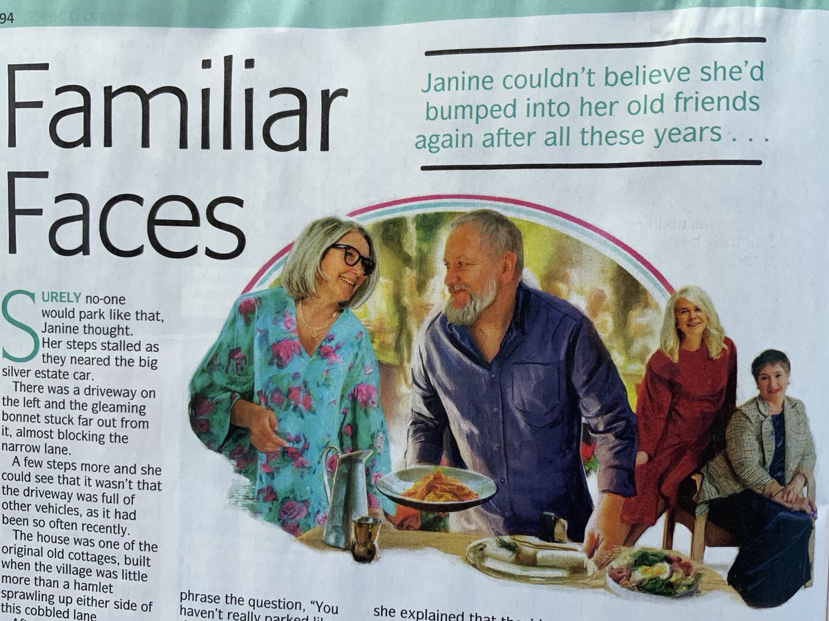 Loving the beautiful illustration by Martin Baines for my story in <a href="/TheFriendMag/">The People's Friend</a> latest Special, no 246, out today.