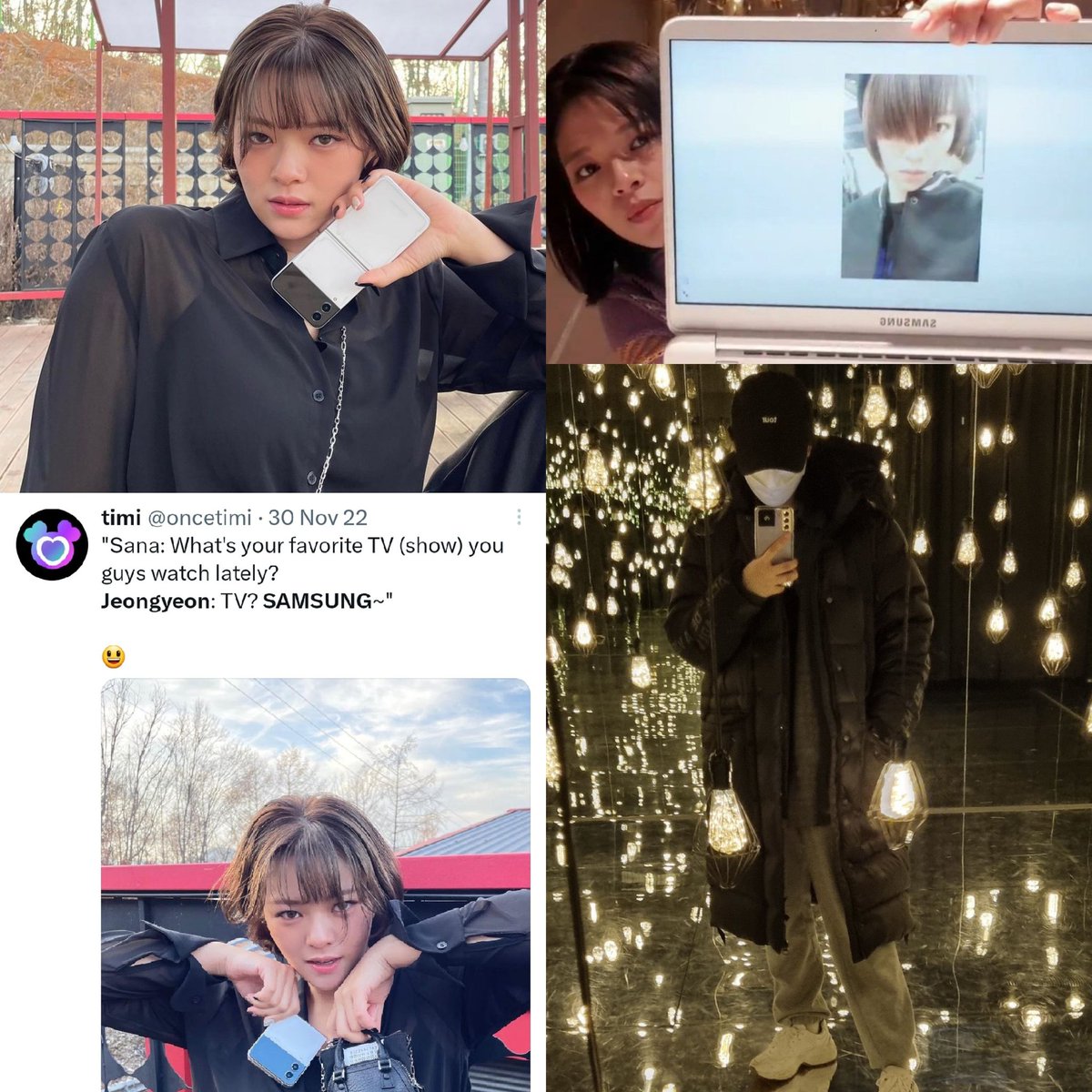 JeongyeonUnion's tweet photo. thank you for having Jeongyeon, she's always been a Samsung girl😁💚📱

JEONGYEON AT #SamsungUnpacked   
@SamsungMobile @JYPETWICE https://t.co/Wx97KDxFOA