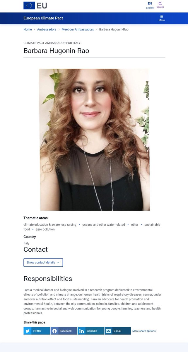 BarbaraHugonin's tweet photo. Credere in un progetto e provare a fare la differenza 🌳🥗🧬🩺#planetaryhealth
#Environmentalhealth #medicineforplanet #MedTwitter #EUclimatepactambassador
My page
https://t.co/AElo2eJLec https://t.co/vF8WwoHTDq