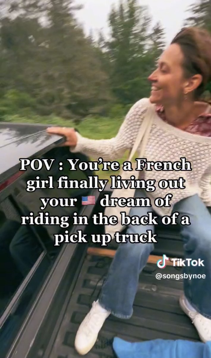 uncledoomer's tweet image. european women are so unsatisfied by european men’s tiny european compact cars that just the sight of an american mid size pickup truck is enough to make a european woman fall madly and inextricably in love