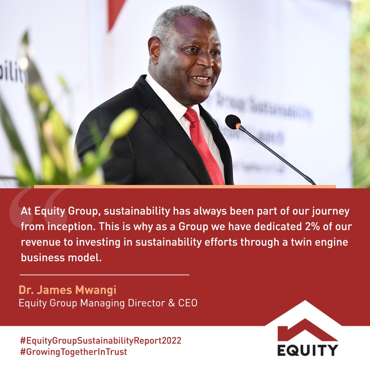 KeEquityBank's tweet photo. #EquityGroupSustainabilityReport2022 #GrowingTogetherInTrust #tradingbell @thetradingbell @KTNNewsKE https://t.co/26xS4i6pjZ