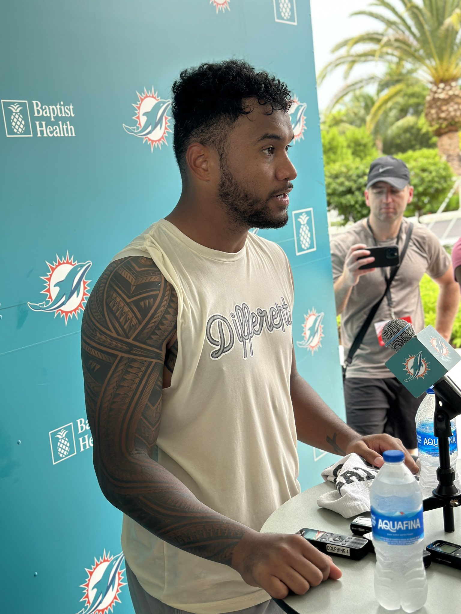 Dolphins' Tua Tagovailoa Shows off New Arm Sleeve Tattoo in Training Camp  Photo, News, Scores, Highlights, Stats, and Rumors