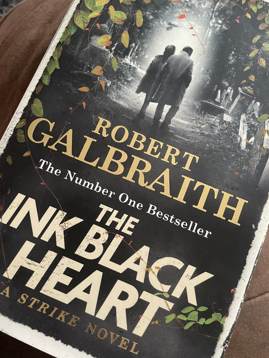 Getting stuck in I know I’m late to the party! <a href="/RGalbraith/">Robert Galbraith</a> <a href="/jk_rowling/">J.K. Rowling</a> 🖤 #jkrowling #robertgalbraith #inkblackheart