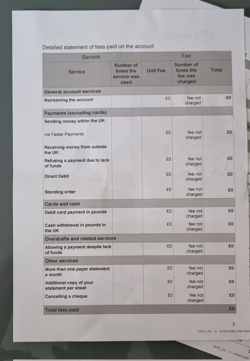 chad956's tweet photo. @HSBC_UK 4 pages of print, some double sided to tell me zero transactions for an account I haven't used in over 15 years!!! How is this sustainable and environmentally friendly? https://t.co/zoeM4zHbrw