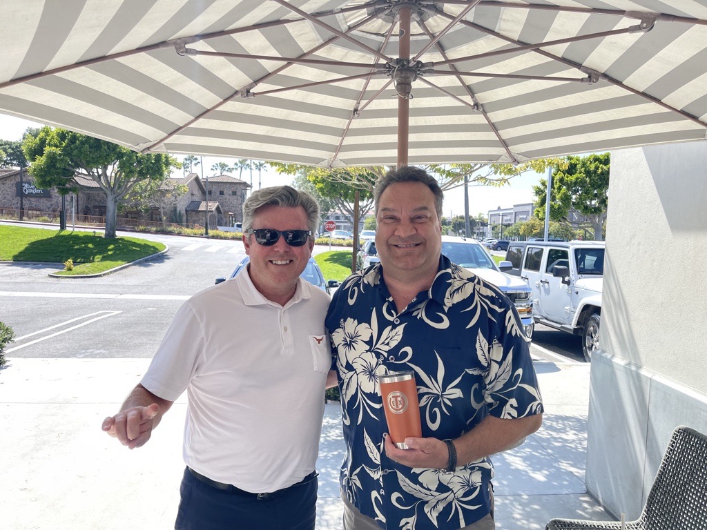 Wherever I go, <a href="/TexasExes/">Texas Exes</a> are leading. Got to meet Richard Montgomery, the mayor of Manhattan Beach, CA, and make sure he had enough burnt orange for his office. 🤘