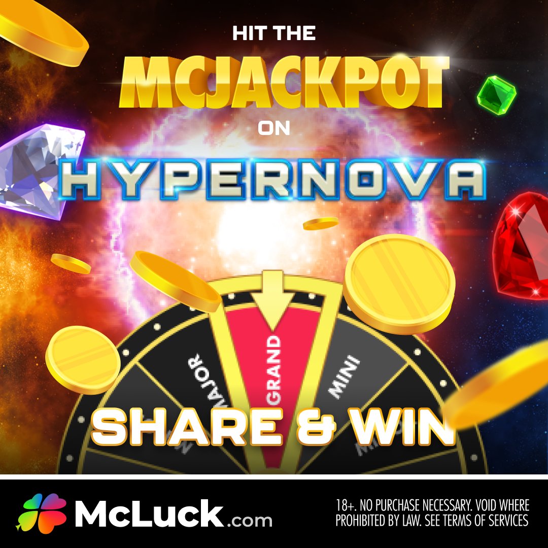 McLuckOfficial's tweet image. 🚀💥 SHARE &amp;amp; WIN WITH HYPERNOVA 💥🚀

Retweet our post using #HypernovaChallenge, snap a screenshot, and send it via the Help Center &amp;gt; Submit a Request 👉🏼 bit.ly/43GYMh0

Will you be one of the 20 to WIN GC 60,000 + FREE SC 30? 💎✨

Play now! bit.ly/44FrsYR