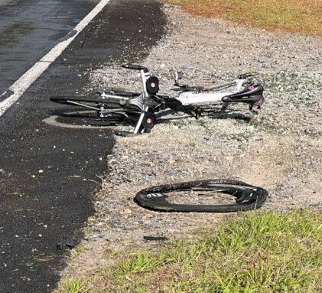 A Durban Cyclist was hospitalized after been ran over by an Airplane during the ' South African Track & Para championships ' held in Belville Cape Town.