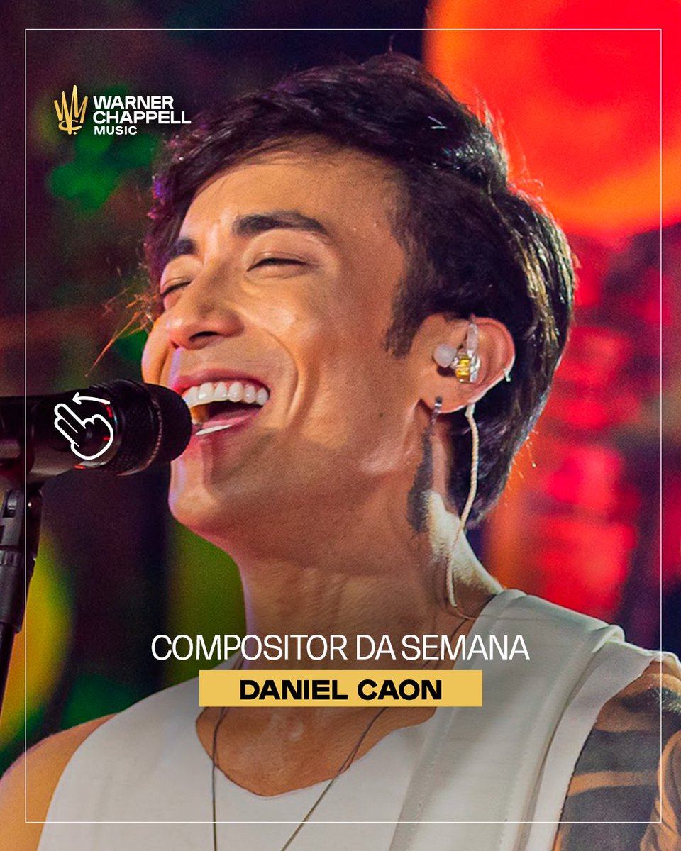 WarnerChBrasil's tweet photo. O nosso autor Daniel Caon é puro acerto!

Ele consegue fazer a gente se divertir, se emocionar e dançar com as suas composições. Esta semana, ele é o nosso compositor em destaque!

Compartilhe nos comentários a música do Caon que não sai da sua playlist 😉

#WarnerChappellBrasil https://t.co/sKTlTFZlEt