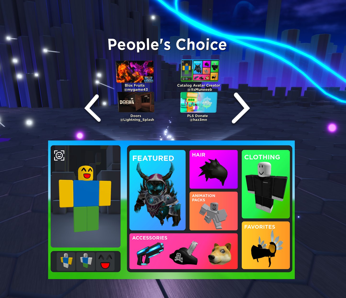 Muneeb on X: Catalog Avatar Creator has been nominated for the People's  Choice #Roblox Innovation Award this year! Thank you all so much! ❤❤ If  you'd like to see us win, then