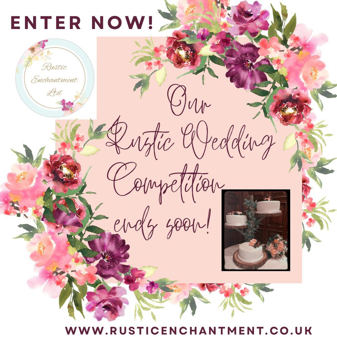 Competition pinned to top of page - closing date 31st July 2023. 
ENTER NOW!!!!!!! 
#wedding #rusticweddingdecor #wearegettingmarried