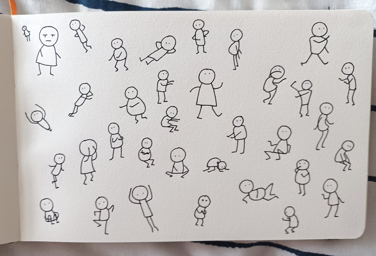 sleeplesscabin's tweet photo. Invasion of the sketchbook stickmen https://t.co/K0c0EBC6zG