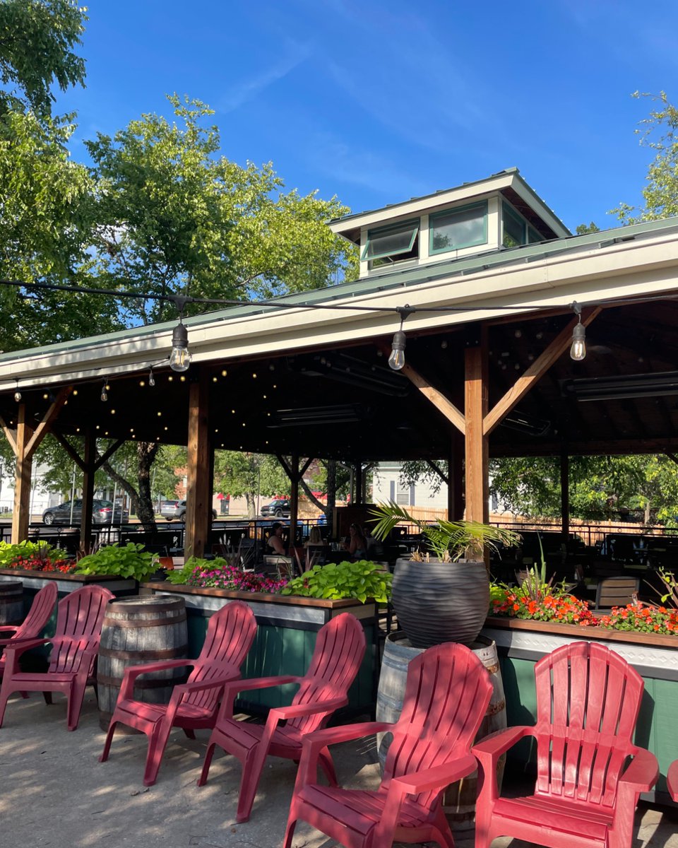 It's a perfect day for hanging on the Bottleworks patio. ☀️