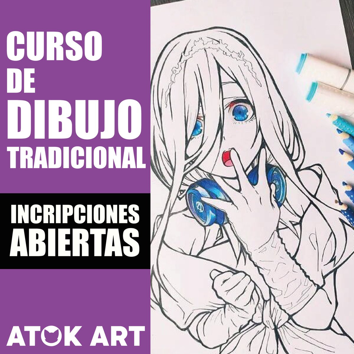 Atok_Art's tweet photo. INSCRIPCIONES ABIERTAS
Se abren las inscripciones para el curso online técnicas de dibujo tradicional.
🔵El costo es de 35 Soles (Perú)
🔵El costo es de 10 dólares (Varia el costo por País)
🔵Más Informacion: https://t.co/DUUtnTc0si
⏰Inicio de clases: Miercoles 16 de agosto https://t.co/WCut26nXBF