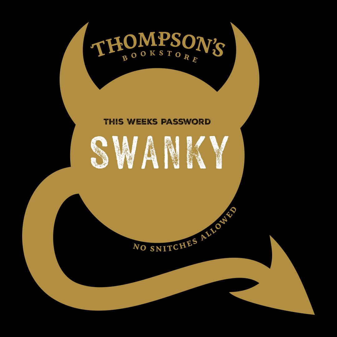 ThompsonsFTW's tweet photo. The secret code to slide into our joint this week is "Swanky." Tell it only to the wise guys and gals on your list, for they're the ones we want to party with behind closed doors.

Remember, mum's the word, and only those in the know will get past the velvet rope.

 #SecretCode https://t.co/nwB0yAWFlz