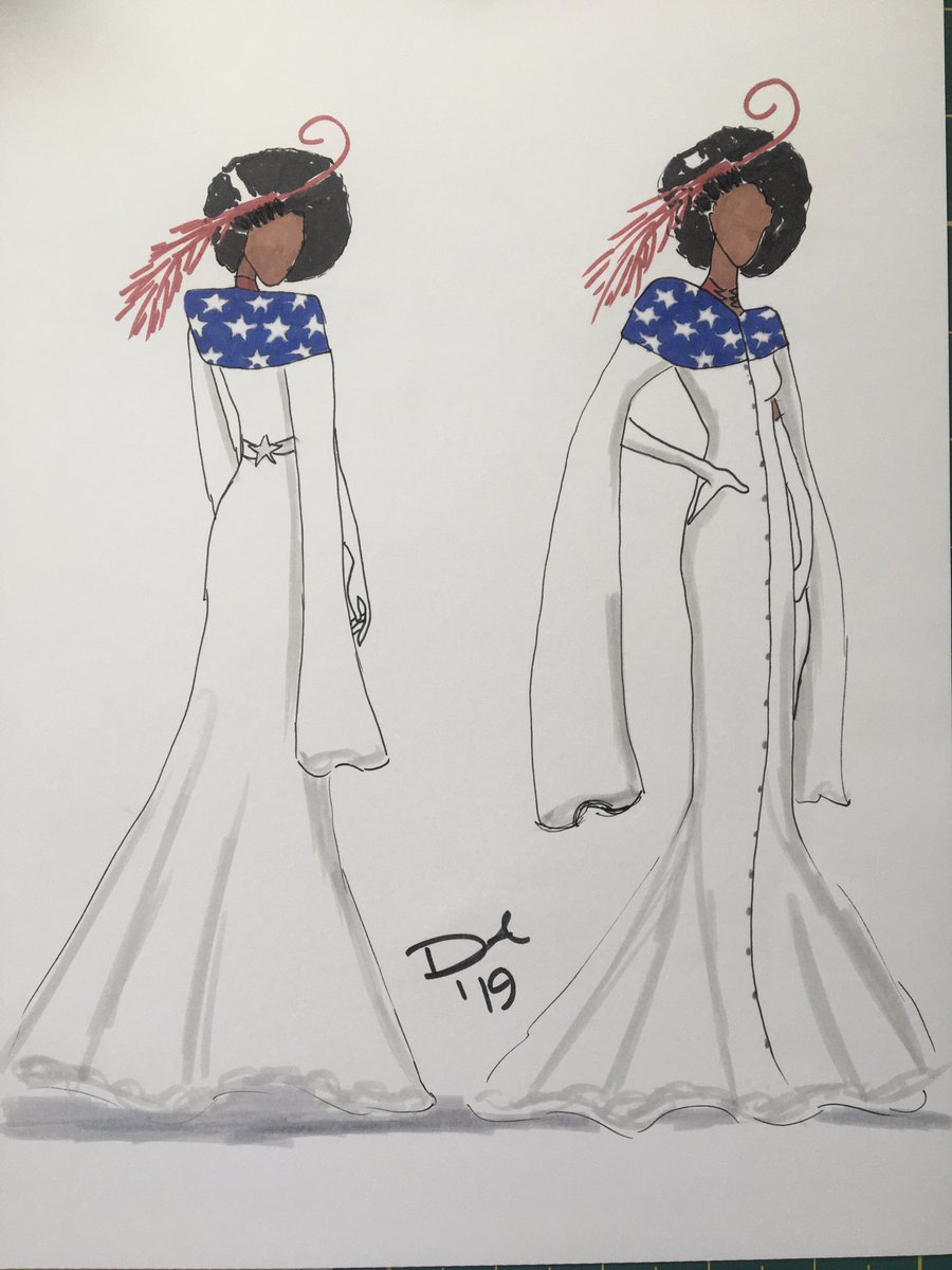 Desidesigns's tweet photo. JOY VILLA TRUMP 2020 Original Fashion Illustrations on eBay in 30 minutes!

 https://t.co/bga0oYkLBn

I am beginning the steps towards retirement from Client work where I made their visions become reality. With that, it means that I am ready to let my original sketches go to people who will cherish them for a long time. They are original pieces of art on smooth Bristol board including pencil sketches on tracing paper. With this lot I am also including the quick pencil sketches. Trump 2020 was her vision for the 2020 Grammys red carpet and her strong message of “impeached and re-elected” for her view of the political candidacy. Little did we know that this would be the last Grammys red carpet for a couple of years.  Joy has been the trailblazer and trendsetter of displaying a statement on fashion. There were several concepts but this one was “it”. The neckline of the gown was inspired by Alexander McQueen and the long coat was inspired by Melania Trump. Joy was a big hit, once again, at the Grammys and received press coverage from all over the world including fashion magazines such Vogue and Cosmopolitan. Once again, we were successful on the red carpet. Is the Grammys 2024 a possibility?

@joyvilla @desidesignscouture @melaniatrump @alexandermcqueen @donaldjtrumpjr #trump #trump2020 #grammys #grammys2020 @voguemagazine @cosmopolitan @gettyimages #redcarpet #dressmaker #retirement