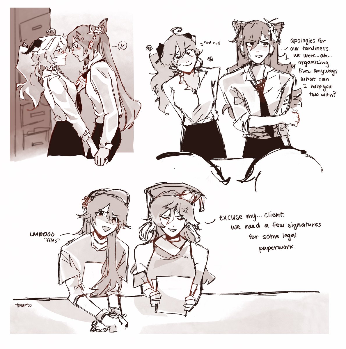 (office au) what would you do if we never made a sound? #ganqing #yantao 