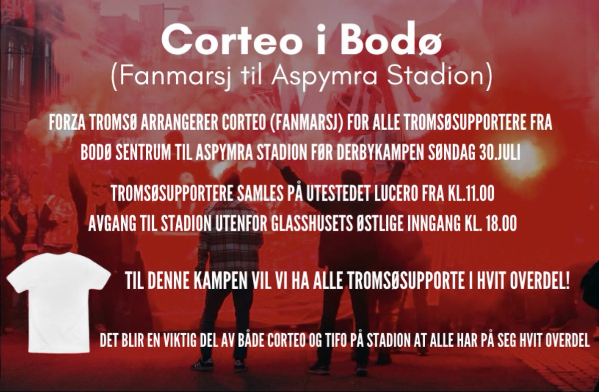 🚨Viktig info til alle som skal til Bodø🚨