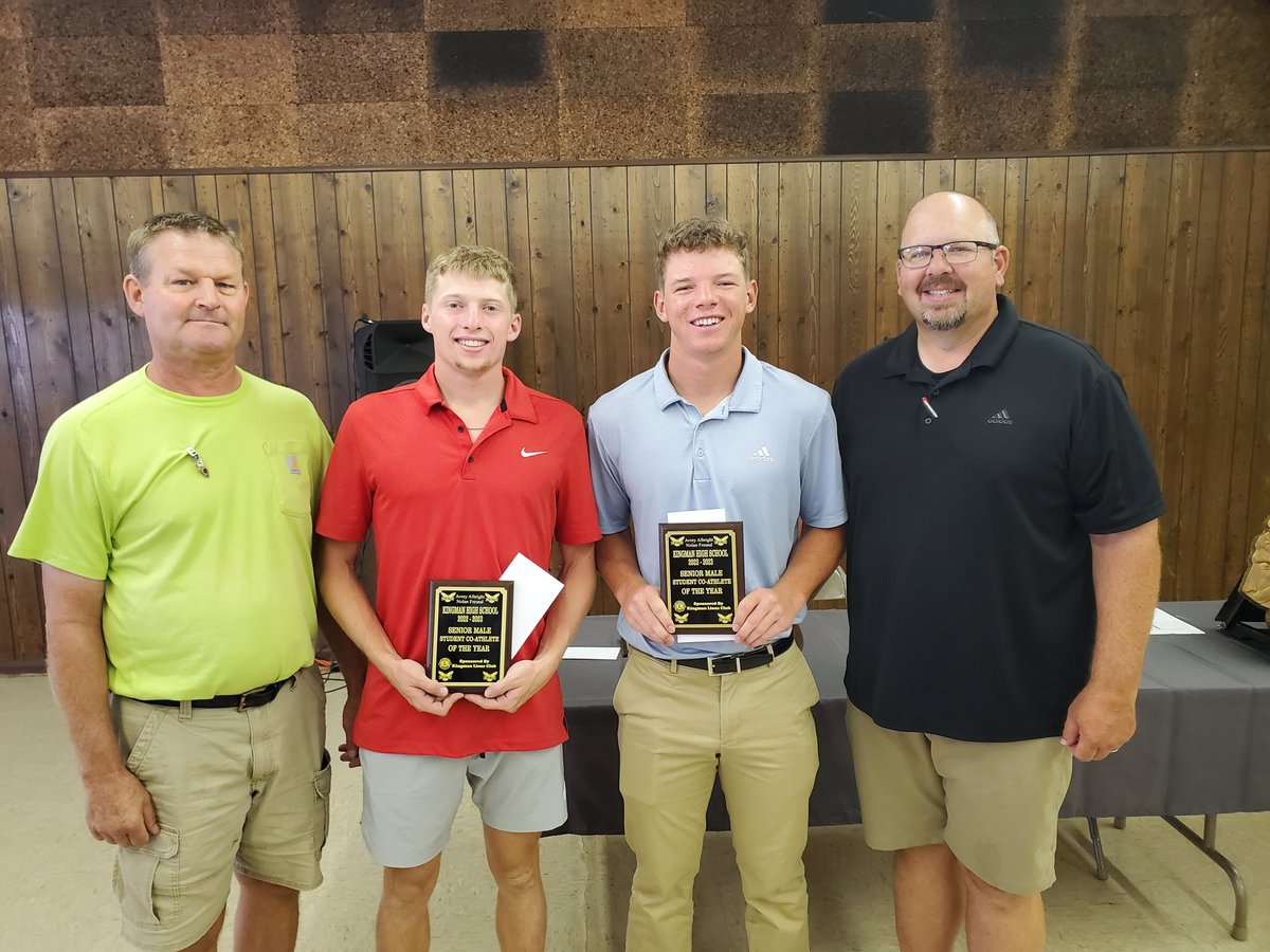 Kingman senior athletes of the year for 2023 are Avrey Albright and Nolan Freund for boys and Marissa DeWeese for girls.
